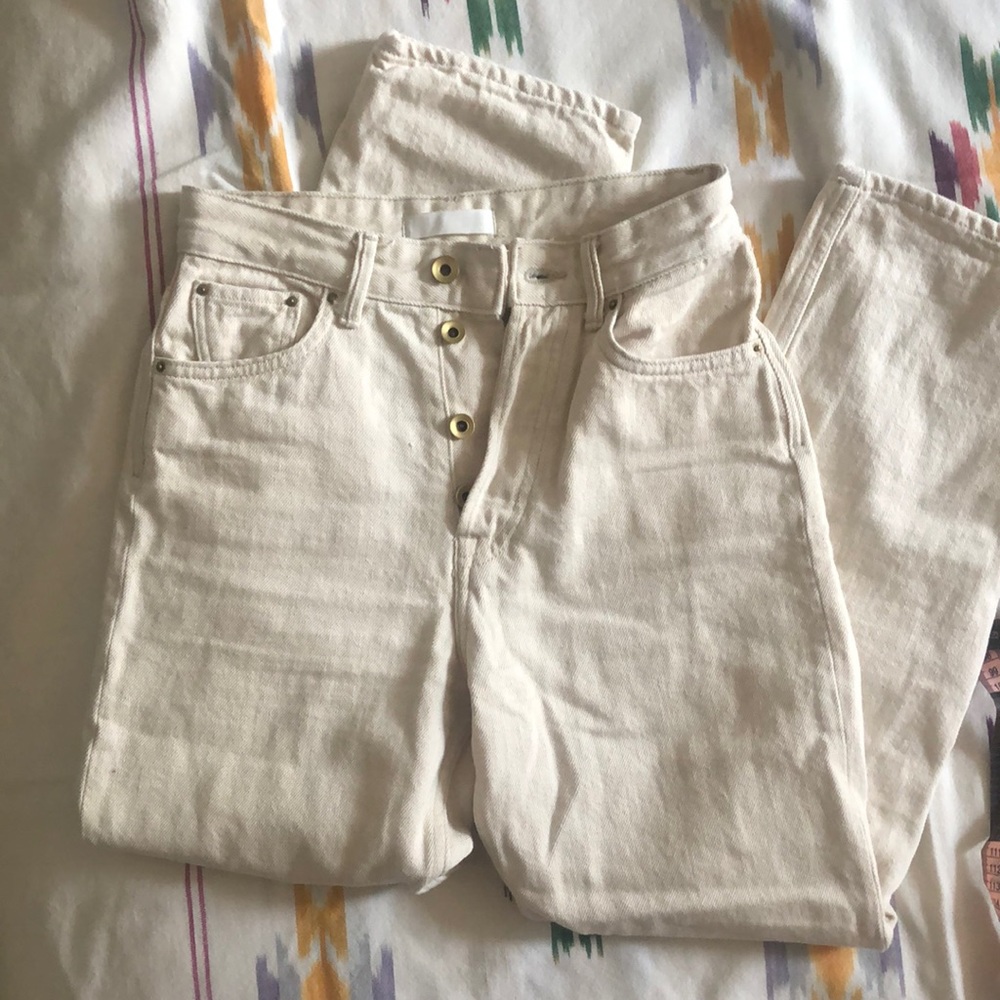 Straight leg off-white jeans
